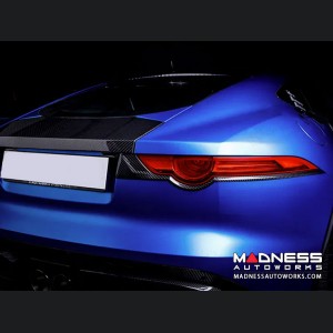 Jaguar F-Type Exterior Trim - Carbon Fiber - Rear Taillight Frame Kit